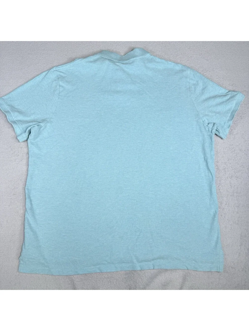 Polo Ralph Lauren Polo Shirt Mens 2XL Blue Green Blue Pima Soft Touch Flesh Pony